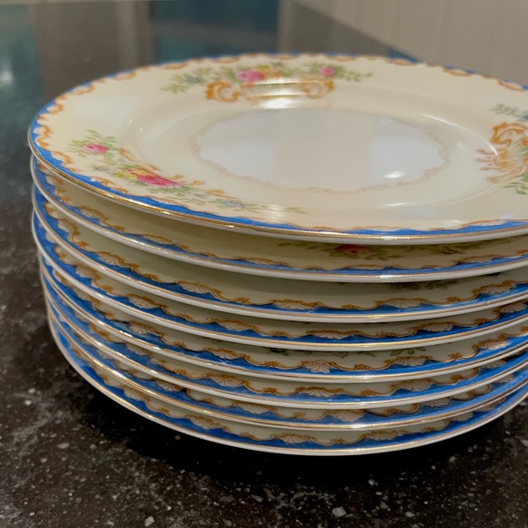 Set of 8 vintage china bread plates 6.25” - Picture 2 of 3